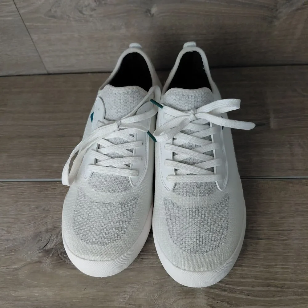 Vessi Weekend Sneakers Mens Size 10 White Waterproof Marble White Dyma Tex Shoes